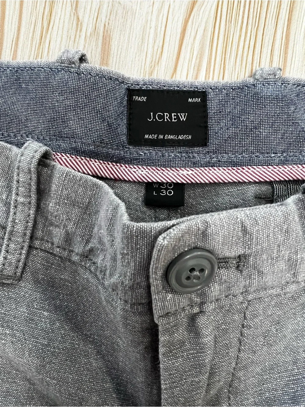 J Crew Gray Casual Chino Pants
